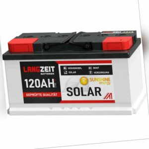 120Ah 12V Boot Yacht Schiffsbatterie Marine Versorgung Solar Batterie 100Ah