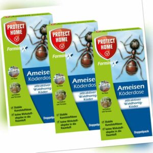 Protect Home FormineX Ameisen Köderdose 3x 2 Stück - Ameisenköder Ameisengift