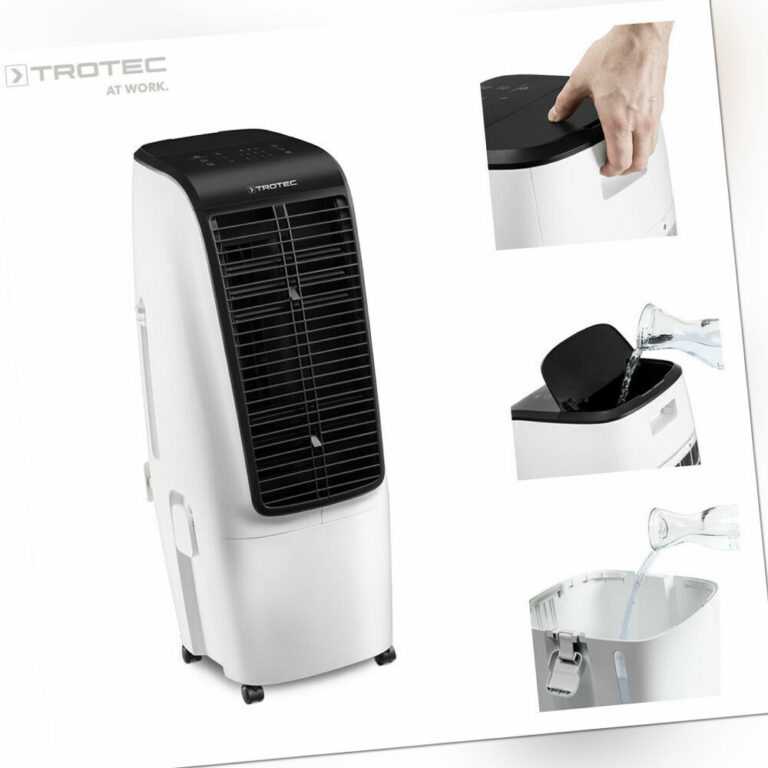 TROTEC Aircooler PAE 51 mobiles Klimagerät Luftkühler Ventilator Luftbefeuchter