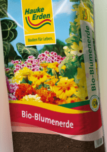 Bio Blumenerde 20 Liter Grün und Balkonpflanzen Hauke Erden OVP