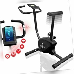Physionics® Ergometer Heimtrainer Fahrrad Fitness Hometrainer Trimmrad Speedbike