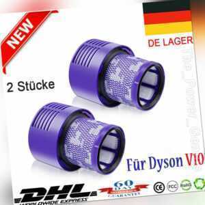 2X Hepa Filter für Dyson V10 SV12 Cyclone 969082-01 96908201 Ersatz Staubsauger