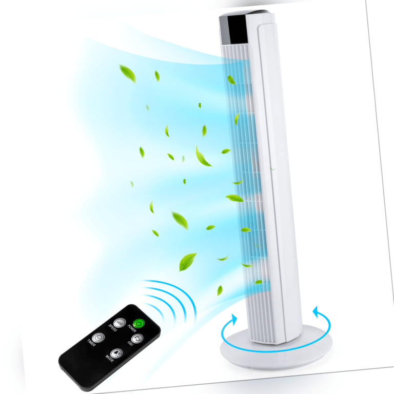 AERSON® Turmventilator mit Fernbedienung Ventilator Standventilator Klimaanlage