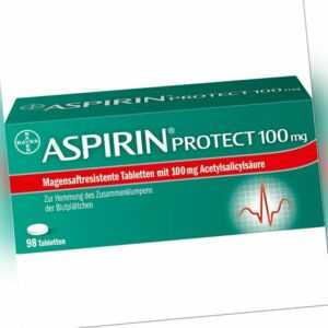 ASPIRIN Protect 100 mg magensaftres.Tabletten 98 St PZN06706155