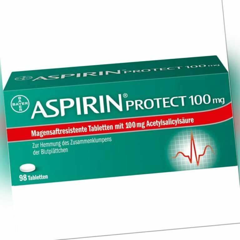 ASPIRIN Protect 100 mg magensaftres.Tabletten 98 St PZN06706155