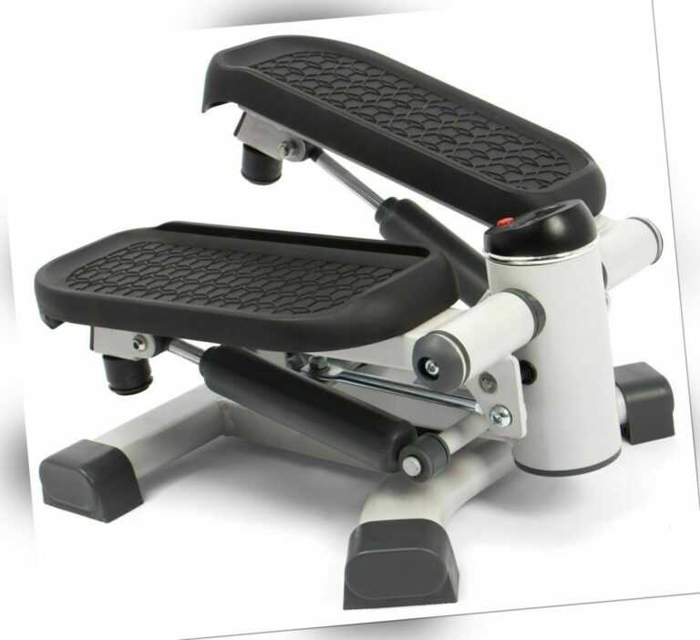 SportPlus 2in1 Mini Side Stepper Sidestepper Fitnessgerät mit Trainingscomputer