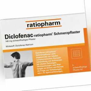 DICLOFENAC-ratiopharm Schmerzpflaster 5 St PZN03500921