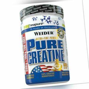WEIDER Pure Creatine, Pulver, 600 g Dose / 100% Kreatin Monohydrat NEU
