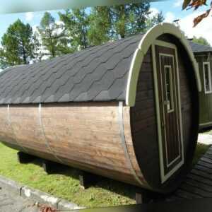Sauna Gartensauna Aussensauna Saunafass Fassauna Saunahütte, 383863