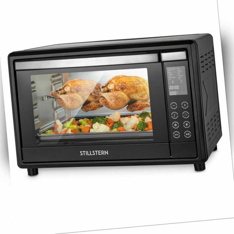 Mini-Backofen mit Umluft (35L) LED Display, Innenbeleuchtung, 1600W, DE Version