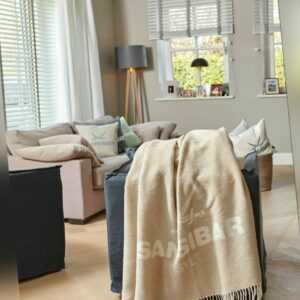 Sansibar Wohndecke Jacquard Scotch Decke, Sansibar Logo,150x200cm,