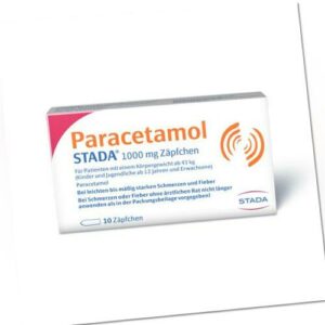 3x PARACETAMOL STADA 1.000 mg Zäpfchen 10 St PZN: 7368140
