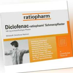 DICLOFENAC-ratiopharm Schmerzpflaster 10 St PZN 3500938