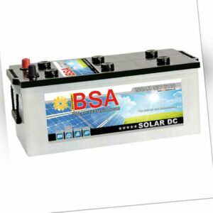 BSA Solarbatterie 220Ah 12V Wohnmobil Boot Wohnwagen Camping Schiff Batterie