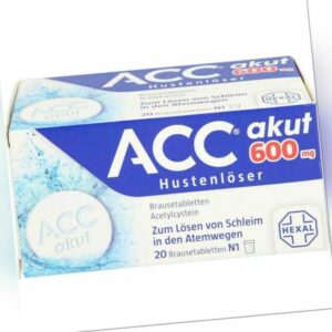 ACC akut 600 Brausetabletten 20 St PZN00010808