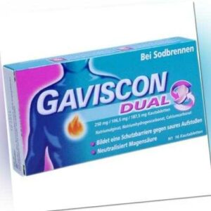GAVISCON Dual 250mg/106,5mg/187,5mg Kautabletten 16 St 04363716
