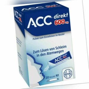 ACC direkt 600 mg Pulver zum Einnehmen im Beutel 20 St PZN13393521