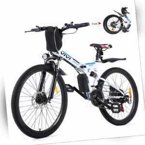 E-bike Mountainbike 26 Zoll Elektrofahrrad Pedelec Fahrrad Citybike Damen/Mann