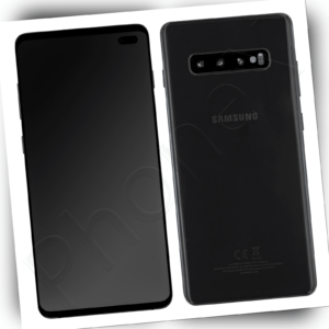 Samsung Galaxy S10+ Plus SM-G975F/DS 512GB Ceramic Black Schwarz...