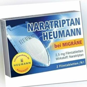 NARATRIPTAN Heumann bei Migräne 2,5 mg Filmtabl. 2 St 09542263