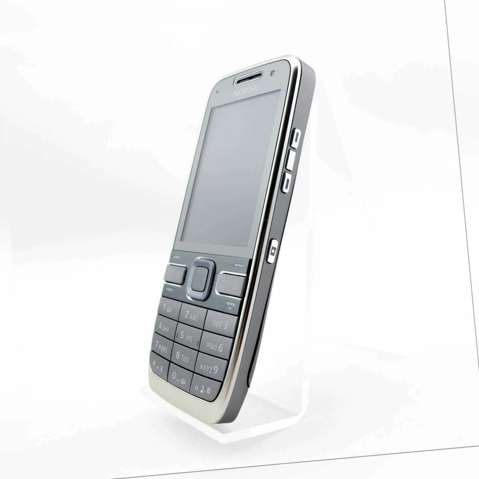 Nokia E52 metal Grau Handy Ohne Simlock Gebraucht Prepaid ...
