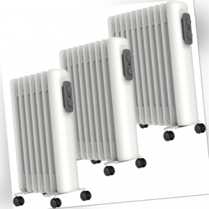 MYLEK Oil Filled Radiator - Electric Heater 2000W -