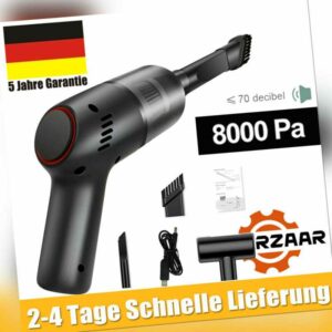 Kabellos Hand-Staubsauger Nass/Trocken Beutellos Akkusauger Für Auto Haus Büro✔✔