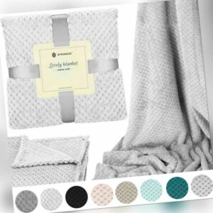 Kuscheldecke Flauschige Wohndecke Fleecedecke Sofadecke Bett