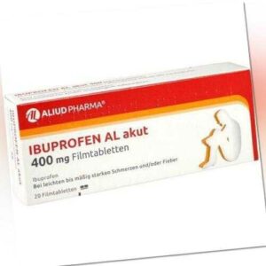3x IBUPROFEN AL akut 400 mg Filmtabletten 20 St PZN: 5020875