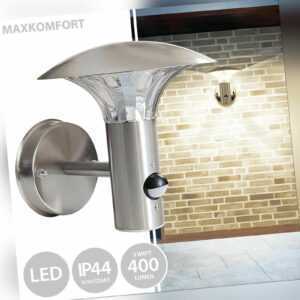 LED Außenleuchte mit Bewegungsmelder Wandlampe Wandleuchte Außenlampe 45