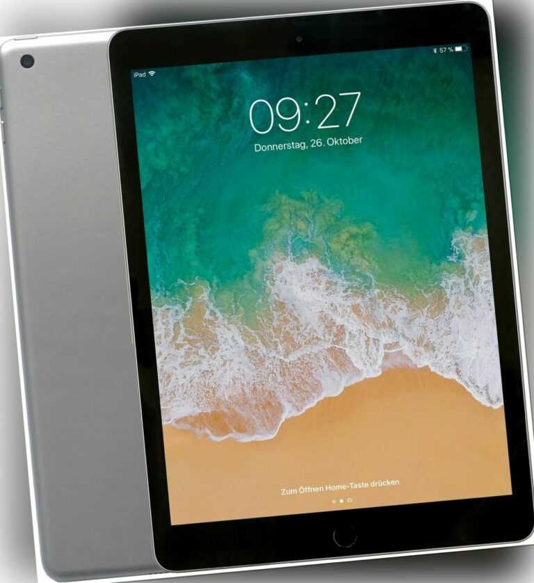 Apple iPad 2018 Spacegrau 128GB LTE iOS Tablet o. Vertrag 9,7" RetinaDisplay 8MP