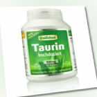 Taurin, 500 mg, hochdosiert, 120 Kapseln – vegan