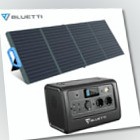 BLUETTI EB70 Powerstation 716Wh 1000W Tragbares Stromerzeuger +120W Solarpanel