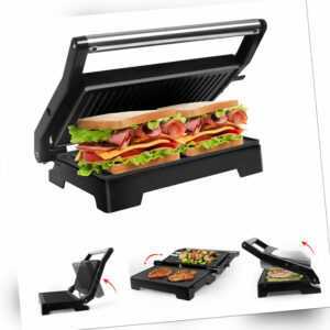 Sandwichtoaster Kontaktgrill Tischgrill Panini Maker 1000W Paninigrill