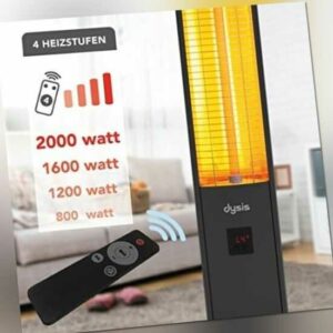Infrarotstrahler Terrassenstrahler  4 Stufen Fernbedienung, 20 m² in 5 Minuten