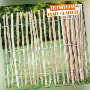 Staketenzaun Gartenzaun Holzzaun Zaunlatte Kastanienzaun Haselnussholz 35-120cm