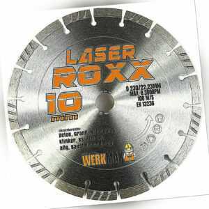 Neuentwicklung: Laser ROXX Diamanttrennscheibe Beton universal | 125 - 350 mm