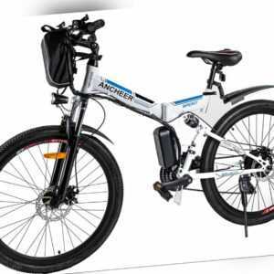 MTB E-Mountainbike 26" Klapprad Elektrofahrrad, Alu 250W 10,4Ah 36V 21Gang Myatu