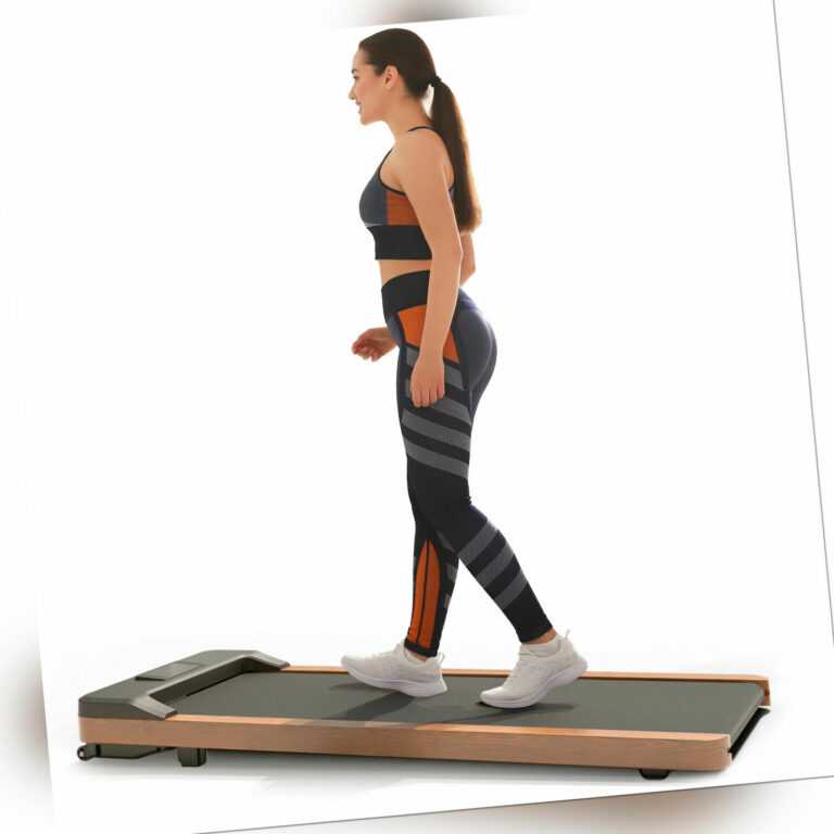 Motorisiertes Laufband 2in1 Heimtrainer Elektrisches Walkpad Schreibtisch Arbeit