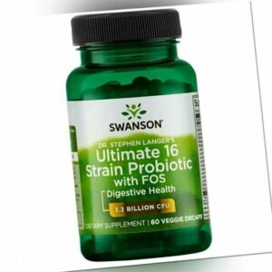 Swanson Ultimate Probiotika 16 Bakterienkulturen Kapseln Kulturenkomplex + FOS