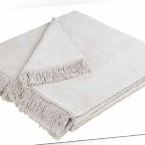 Biederlack Wohndecke Sesselschoner " Cover Cotton " Baumwolle, uni