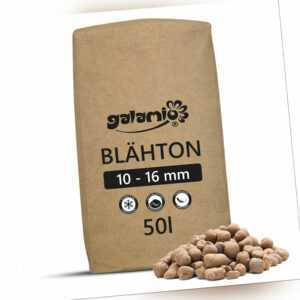 Blähton Ton Drainage Lava Mulch Schüttung Dämmung Hydro Mittel 10-16mm 50l Sack