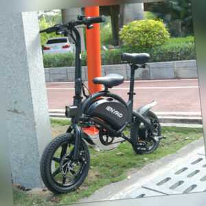 400W Motor 45km/h Elektrofahrrad E-Bike 48V 14" Zoll Pedelec Fahrrad Citybike