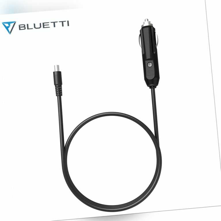 BLUETTI Car Charging Cable DC7909 Compatible with Power Station EB3A/EB70
