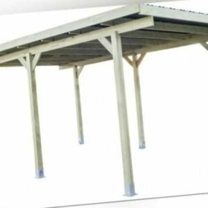 Carport aus Holz, Einzelcarport, Wetterfester Unterstand für 1 Auto