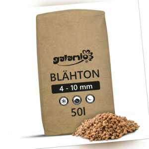 Blähton Ton Drainage Lava Mulch Schüttung Dämmung Bio Hydro Fein 4-10mm 50l Sack