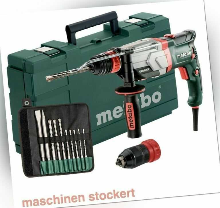 Metabo UHEV 2860-2 Quick Multihammer inkl. 10-tlg. Bohr- und Meißelset 600713510