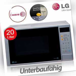 LG Mikrowelle Stand Unterbau 20 Liter iWave 800W Silber 7 Programme Display NEU
