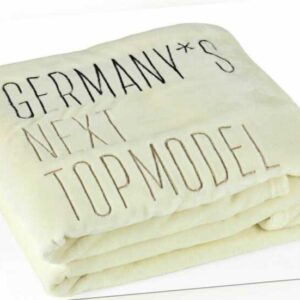 Kuscheldecke GNTM Germanys next Topmodel Wohndecke Wendedecke