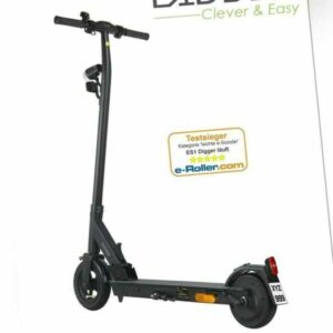 Digger ES1 Läuft Zusammenklappbarer E-Scooter mit Straßenzulassung, 250W 20km/h